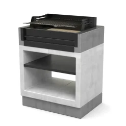 Brico Tuozi Stenen Barbecue Otte Griller 2018 84X63X115Cm- Betonnen Barbecue
