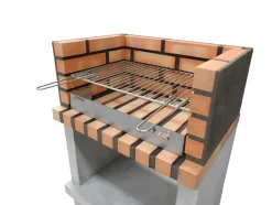Brico Tuozi Stenen Barbecue Zon Basic 62X45,5X107Cm- Betonnen Barbecue