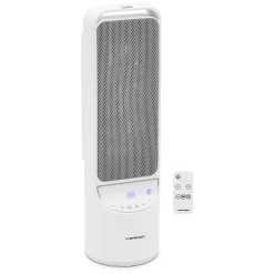 Brico Uniprodo Elektrische Ventilatorkachel - 1200/2000 W - Draaibaar - Wit Uni_Heater_11