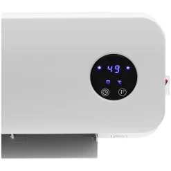 Brico Uniprodo Wandverwarming - Keramisch - 10 - 49 °C - 1000/2000 W - Afstandsbediening - Extra Slank