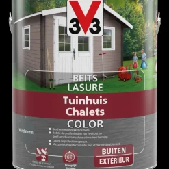 Brico V33 Houtbeits Tuinhuis Windstorm Zijdeglans 2,5L- Beits