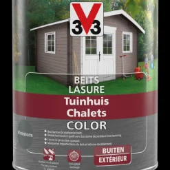Brico V33 Houtbeits Tuinhuis Windstorm Zijdeglans 0,75L- Beits