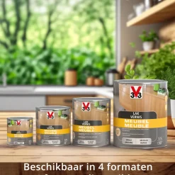 Brico V33 Meubellak Transparant Mat 1L- Beits