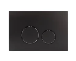 Bedieningspanelen|Brico Van Marcke Bedieningspaneel Doppio 35 Voor Up100, Up320, Up300, Up700, Up720 Inbouwreservoirs | Zwart Mat