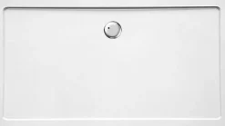 Douchebakken & Accessoires|Brico Van Marcke Go Douchebak Helion Rechthoek Composiet Wit 160X90X3,5Cm