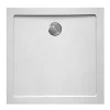 Douchebakken & Accessoires|Brico Van Marcke Go Douchebak Helion Vierkant Composiet Wit 80X80X3,5Cm