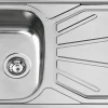 Keukenbladen & Spoelbakken|Brico Van Marcke Inbouwspoelbak Go Legato 1 Bak Rvs 86X50Cm