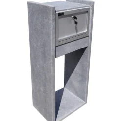 Brico Vasp Brievenbus Everest Woodlook Belgische Blauwe Hardsteen- Brievenbussen