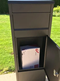 Brico Vasp Parcelbox Munchen Zwart- Brievenbussen