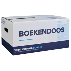 Verhuizen|Brico Verhuisservice+ Boekendozen - Zelfsluitend – Extra Sterk - 37L - 10 Stuks