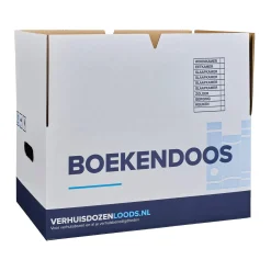 Verhuizen|Brico Verhuisservice+ Boekendozen - Zelfsluitend – Extra Sterk - 37L - 10 Stuks