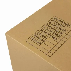 Verhuizen|Brico Verhuisservice+ Verhuisdozen - Extra Sterk Karton - 55L - 60 Stuks