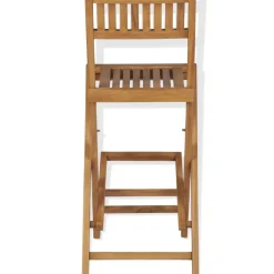 Brico Vidaxl Tuinbarkrukken Inklapbaar 2 St Massief Teakhout- Tuinstoelen