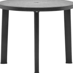Brico Vidaxl Tuintafel 89 Cm Kunststof Antraciet- Tuintafels