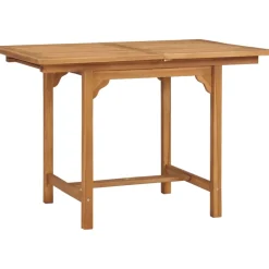 Brico Vidaxl Tuintafel Verlengbaar (110-160)X80X75 Cm Massief Teakhout- Tuintafels