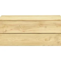 Brico Vidaxl Tuintafel 75X75X31 Cm Geimpregneerd Grenenhout- Tuintafels