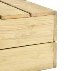 Brico Vidaxl Tuintafel 75X75X31 Cm Geimpregneerd Grenenhout- Tuintafels