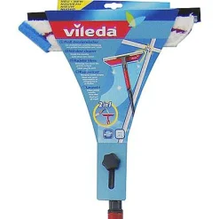 Schoonmaakbenodigdheden|Brico Vileda Raamwissers Active 2 In 1 Met Telescopische Steel