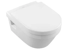 Wandclosetten|Brico Villeroy & Boch Hangtoilet Targa Wit | Randloos Toiletpot