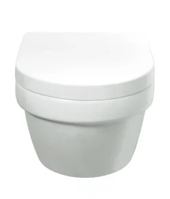 Wandclosetten|Brico Villeroy & Boch Hangtoilet Targa Wit | Randloos Toiletpot