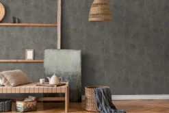Brico Vinylbehang Op Vlies Tusk Goud 379005- Vinylbehang