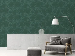 Brico Vinylbehang Palmen Groen- Vinylbehang
