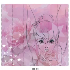 Brico Vliesbehang Tinkerbell Watercolour Mural- Behang Kinderkamer