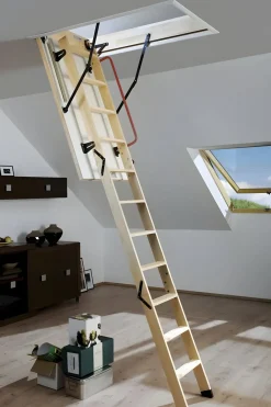 Brico Vlizotrap Lwk 280 Cm Hoogte, Bak 14 Cm Hoog - 70 X 120 Cm- Zoldertrappen