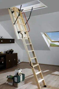 Brico Vlizotrap Lwk 280 Cm Hoogte, Bak 14 Cm Hoog - 70 X 120 Cm- Zoldertrappen