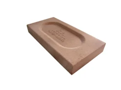 Bouwstenen|Brico Vuurvaste Steen Bruin 22X11X3Cm 928St + Pallet 5696730