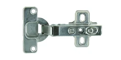 Brico Vynex Onzichtbare Scharnier Met Clip Dia. 35Mm 110° Voor Opdekdeur Vernikkeld Staal- Deurscharnieren