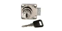 Brico Vynex Veiligheidsslot Vernikkeld Staal 25Mm Links- Deursloten
