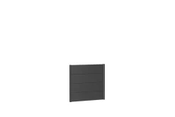 Brico Wandpaneel Tuinscherm Donkergrijs Metallic 100X90- Tuinschermen En Poorten