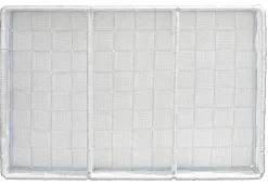 Manden & Boxen|Brico Wenko Organizer Adria 3-Vaks 32X21X10Cm Met Wit