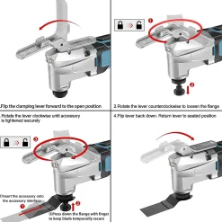 Multitools|Brico Wesco Multitool Ws5508 250W