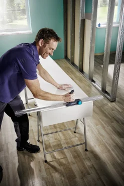 Messen|Brico Wolfcraft Gipsplaatsnijder Met Rail 90Cm