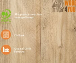 Brico Wood4You - Tuinbank Lucas - 140Lx57Hx72D- Tuinbanken
