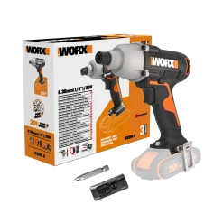 Boormachines|Brico Worx Accu Slagschroevendraaier Wx291.9 20V (Zonder Accu)