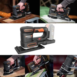 Schuurmachines|Brico Worx Accu-Multischuurmachine Wx820.9 20V (Zonder Accu)