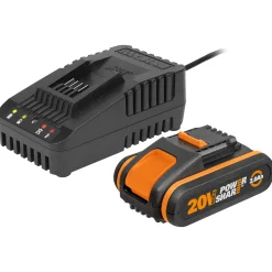 Accu'S & Acculaders|Brico Worx Batterij En Lader Wa3601 20V 2Ah
