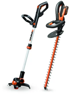 Grastrimmers|Brico Worx Grastrimmer Wg163 + Heggenschaar Wg260E.9