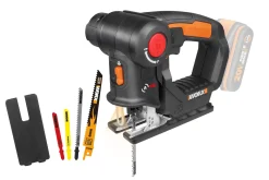 Zaagmachines|Brico Worx Reciprozaag/Decoupeerzaag Wx550.9 Trans4Mer 20V (Zonder Accu)