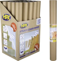 Bouwfolie|Brico Zelfklevend Afdekpapier 500Mmx15M