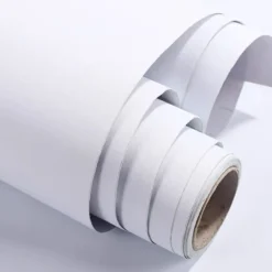 Brico Zelfklevend Behang - Vinyl - Wit - Bianco Solido - 122Cmx10M- Vinylbehang