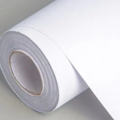 Brico Zelfklevend Behang - Vinyl - Wit - Bianco Solido - 122Cmx10M- Vinylbehang