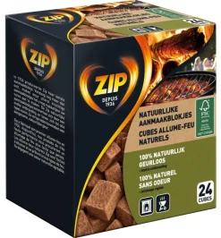Brico Zip Aanmaakblokjes 'Natural' - 24 Stuks