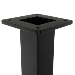Brico Zwarte Tafelpoot Vierkant - 40 X 40 X 720 Mm- Meubelpoten