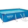 Brico Zwembad Steel Pro Set Rechthoek 300X201X66Cm- Opzetzwembaden Met Pomp